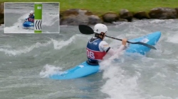 Noah Hegge, Germany - Kayak Cross Time Trial /  2025 ICF Canoe Slalom World Cup Pau France