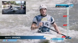Marino Spagnol ITA Men's Canoe Heats / 2025 ICF Canoe-Kayak Slalom World Cup La Seu d'Urgell Spain