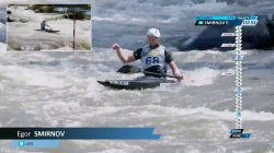Egor Smirnov Neutral Men's Canoe Heats / 2025 ICF Canoe-Kayak Slalom World Cup La Seu d'Urgell Spain