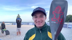 ICF junior SUP mens sprint world champion Cameron Tripney