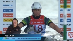 Ana Satila, Brazil, Canoe Slalom, Heats / 2024 ICF Canoe Slalom World Cup Prague Czechia