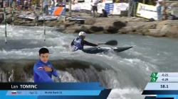 Lan Tominc / Kayak Semi-Final / 2024 ICF Canoe Slalom World Cup Ivrea Italy