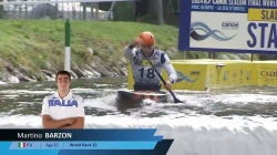 Martino Barzon, Italy - Canoe Semi-Finals / 2024 ICF Canoe Slalom World Cup La Seu Spain