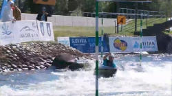 Kaelin Friedenson USA U23 Semi-Final 2024 ICF Canoe-Kayak Slalom Junior & U23 World Championships