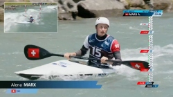 Alena Marx SUI Women's Kayak Slalom Heats / 2025 ICF Canoe-Kayak Slalom World Cup Pau France