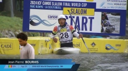 Jean Pierre Bourhis / Canoe Semi-Final / 2024 ICF Canoe Slalom World Cup La Seu Spain
