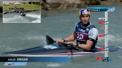Jakub Grigar SVK Men's Kayak Slalom Heats / 2025 ICF Canoe-Kayak Slalom World Cup Pau France