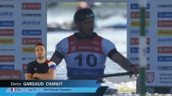 Denis Gargaud Chanut, France, Canoe Slalom Heats / 2024 ICF Canoe Slalom World Cup Prague Czechia