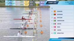 K1 Men's 500m Heat 6 / 2025 ICF Canoe-Kayak Sprint World Cup Szeged Hungary