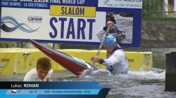 Lukas Rohan / Canoe Semi-Final / 2024 ICF Canoe Slalom World Cup La Seu Spain