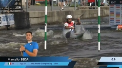 Marcello Beda, Italy, Canoe Slalom, Heats / 2024 ICF Canoe Slalom World Cup Prague Czechia