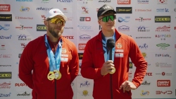 Jacob Schopf & Max Lemke Germany interview / 2025 ICF Canoe-Kayak Sprint World Cup Poznan Poland