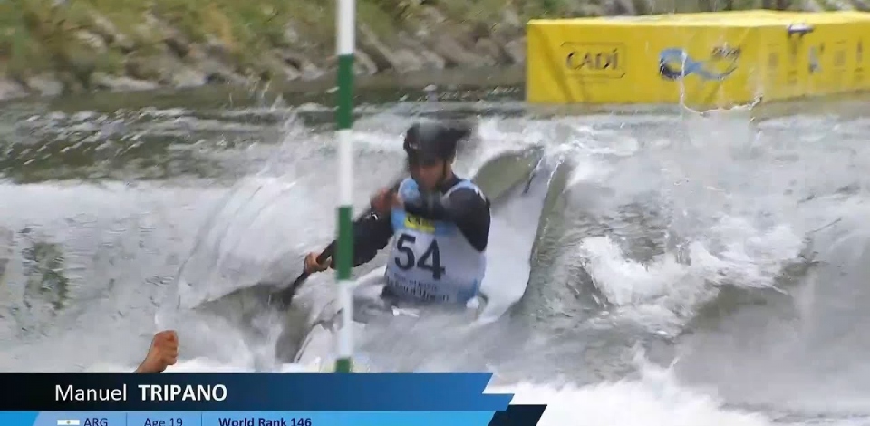 Manuel Tripano, Argentina - Kayak Semi-Final / 2024 ICF Canoe Slalom World Cup La Seu Spain