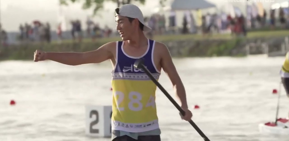 SUP Junior Men's Sprint Quarter Final 4 / 2023 ICF Stand Up Paddling World Championships Pattaya