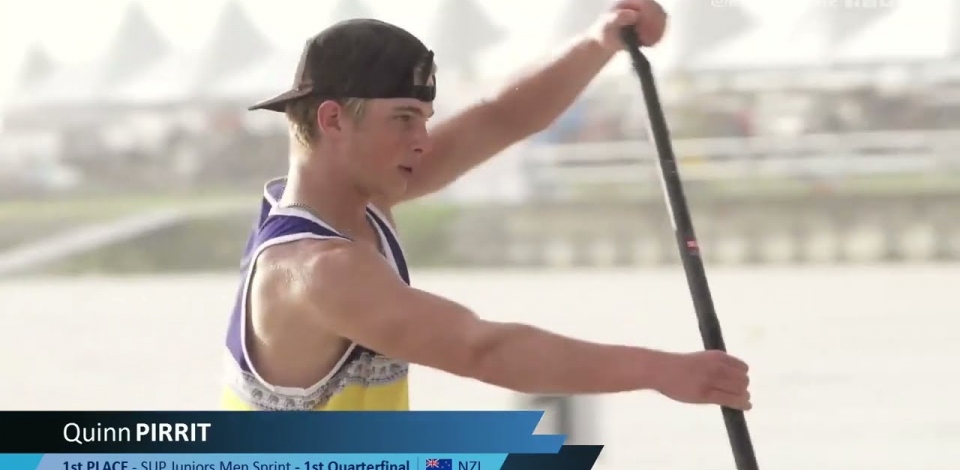 SUP Junior Men's Sprint Quarter Final 1 / 2023 ICF Stand Up Paddling World Championships Pattaya