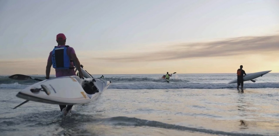 Ready for some adrenaline-pumping downwind ocean kayaking action?