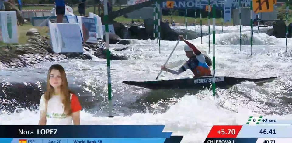 Nora Lopez, Spain / U23 Semi-Final  2024 ICF Canoe-Kayak Slalom Junior & U23 World Championships