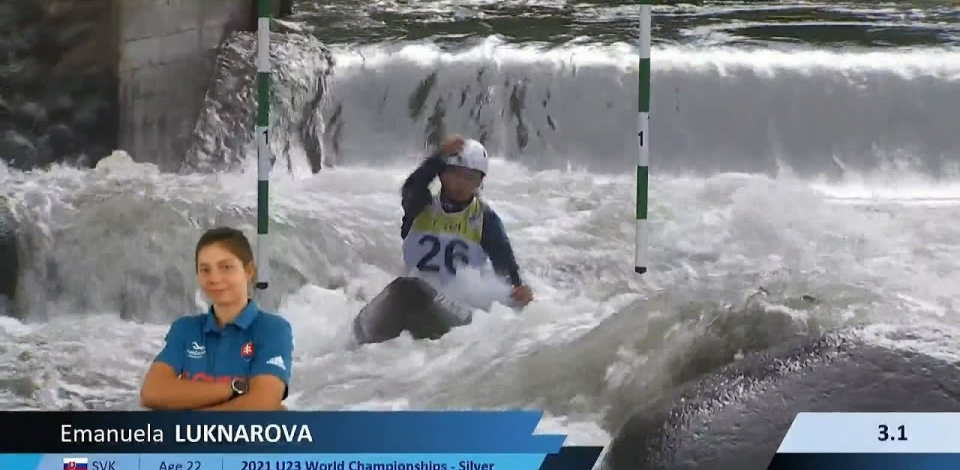 Emanuela Luknarova / Canoe Semi-Final / 2024 ICF Canoe Slalom World Cup La Seu Spain