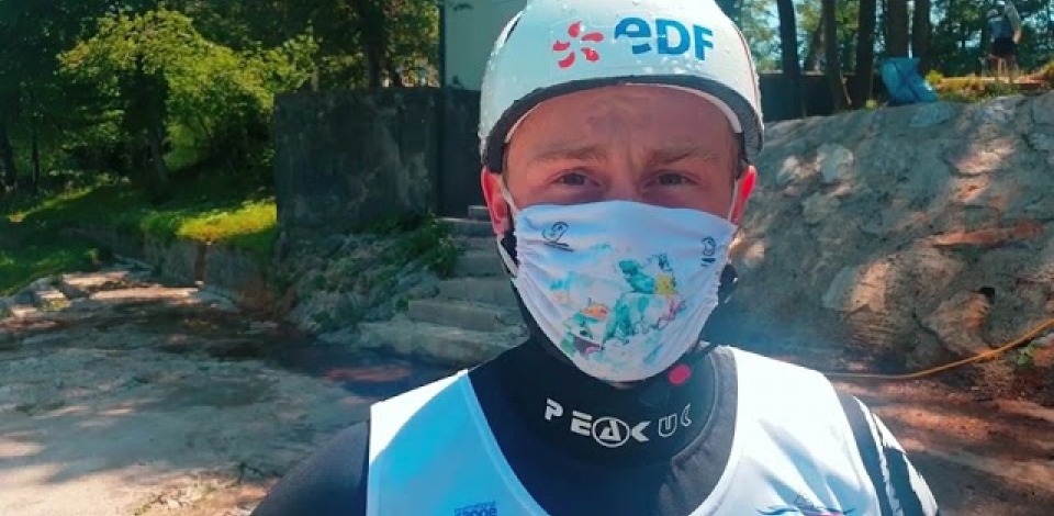 Anatole DELASSUS France / Kayak Heats - 2021 ICF Canoe Slalom Junior & U23 World Championships