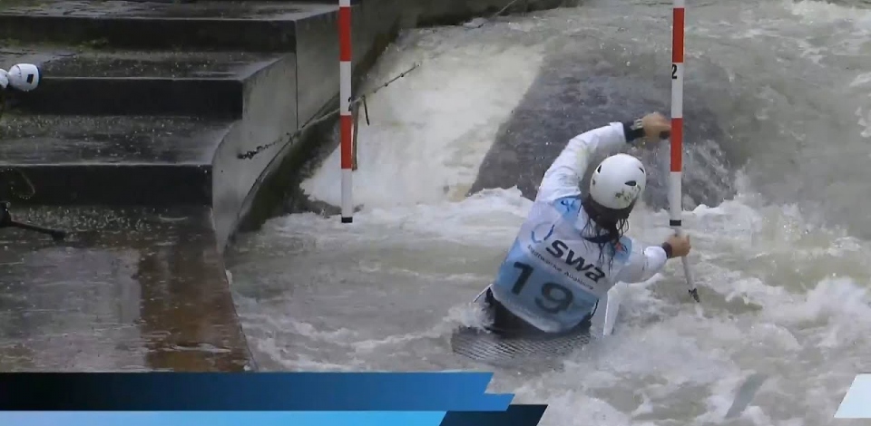 Tristan Carter, Australia, Canoe Slalom, Semi Finals / 2024 ICF Canoe Slalom World Cup Augsburg