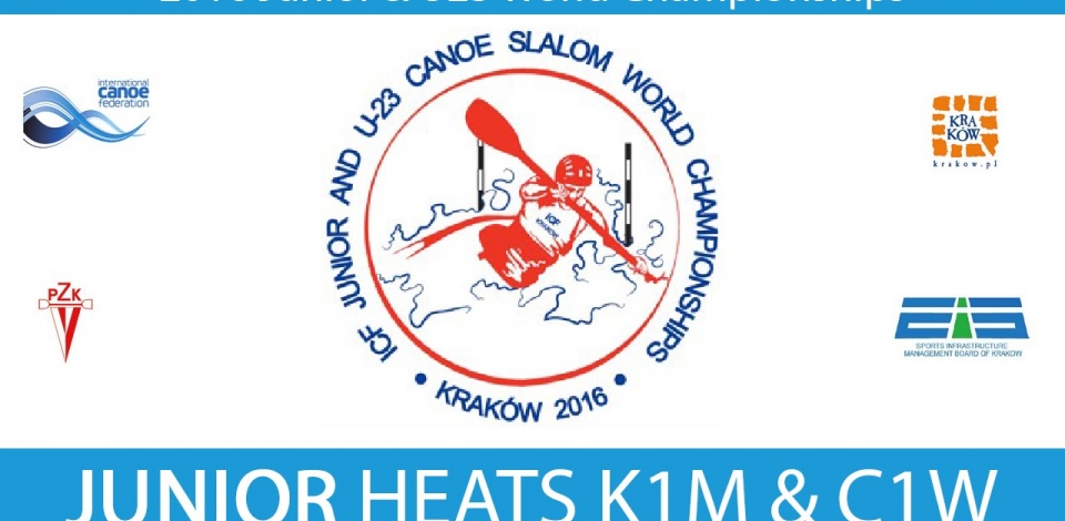 REPLAY K1M, C1W Junior Heats - 2016 Junior & U23 World Champ