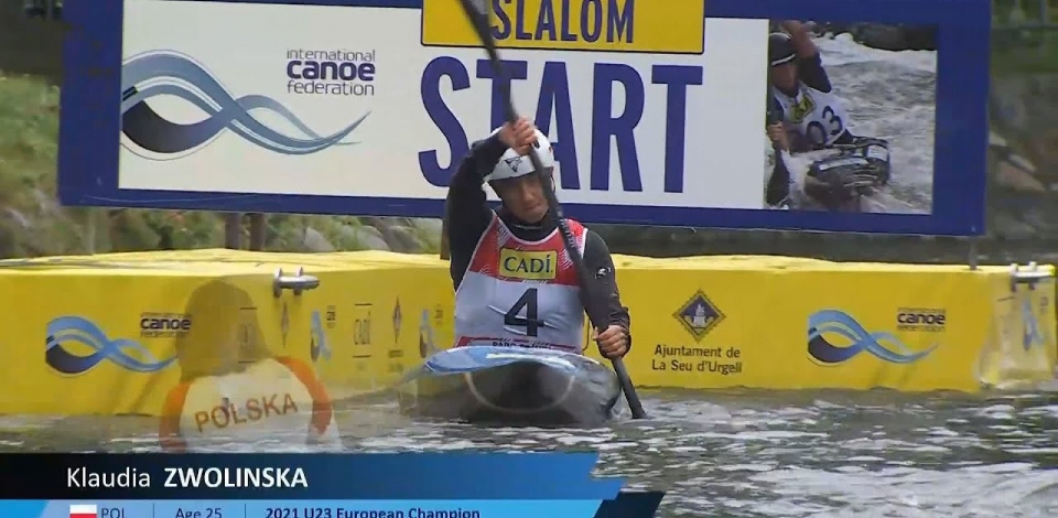 Klaudia Zwolinska, Poland - Kayak Semi-Final / 2024 ICL Canoe Slalom World Cup La Seu Spain