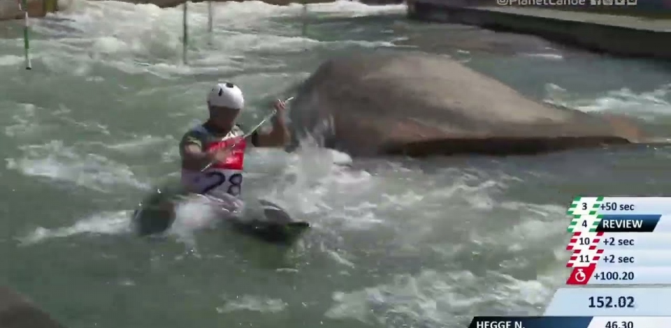 Pedro Goncalves Brazil Semi-Final / 2023 ICF Canoe-Kayak Slalom World Cup Augsburg Germany