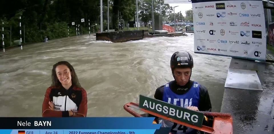 Nele Bayn / Germany / 2024 ICF Canoe Slalom World Cup Augsburg Germany
