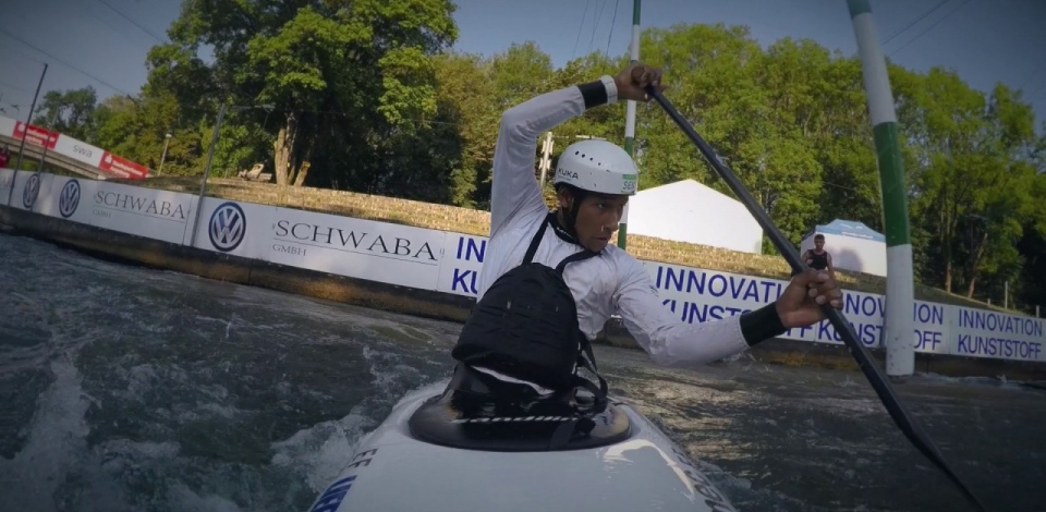 #ICFslalom 2017 Canoe World Cup 2 Augsburg - Jean pierre Bourhis Interview