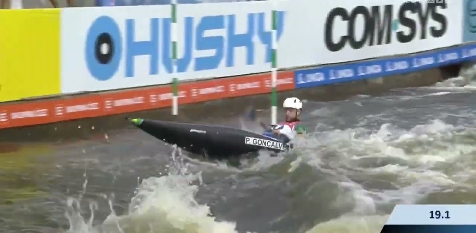 Pedro Goncalves Brazil Semi-final / 2023 ICF Canoe-Kayak Slalom World Cup Prague Czech Republic