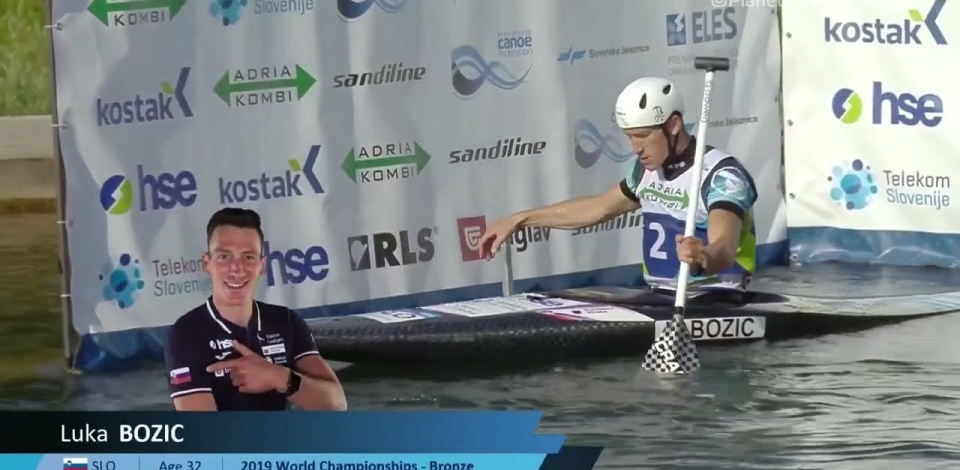 Luka Bozic Slovenia Final / 2023 ICF Canoe-Kayak Slalom World Cup Ljubljana Slovenia
