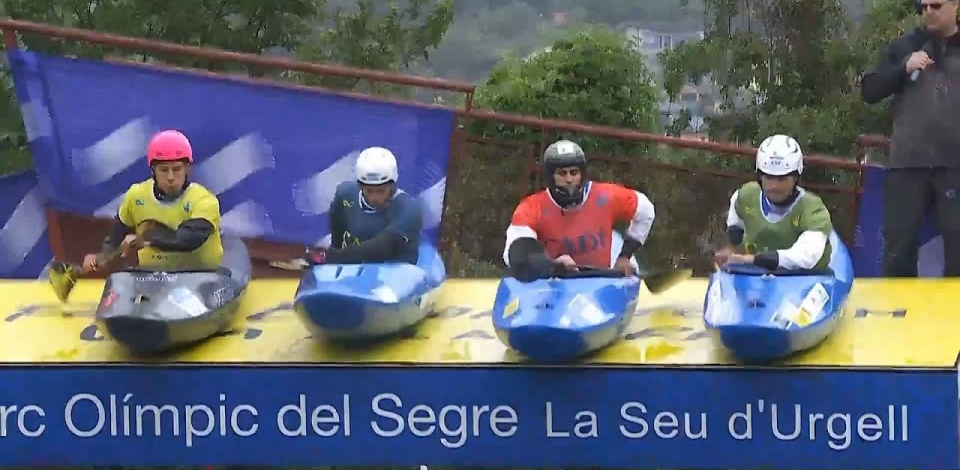 Men's Kayak Cross - Quarter-Final 2 / 2024 ICF Canoe Slalom World Cup La Seu Spain