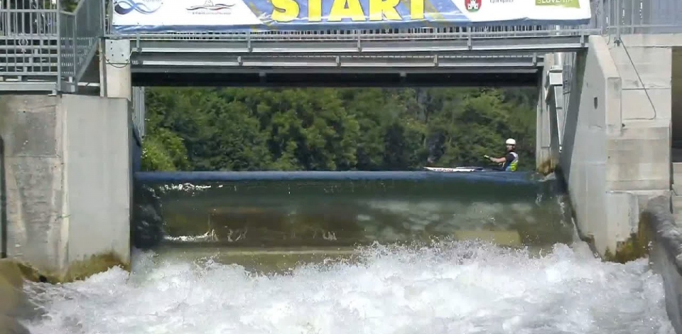 Manuel Munsch Switzerland Semi Final / 2023 ICF Canoe-Kayak Slalom World Cup Ljubljana Slovenia