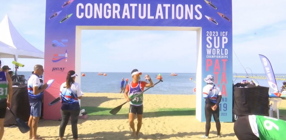 40+ Men's Technical Semi-Final 1 / 2023 ICF Stand Up Paddling (SUP) World Championships Pattaya