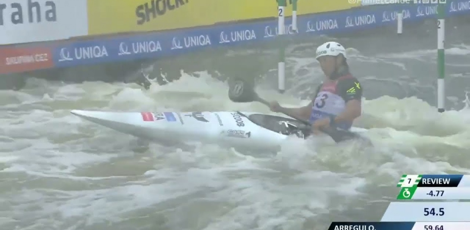 Ana Satila Semi-final / 2023 ICF Canoe-Kayak Slalom World Cup Prague Czech Republic