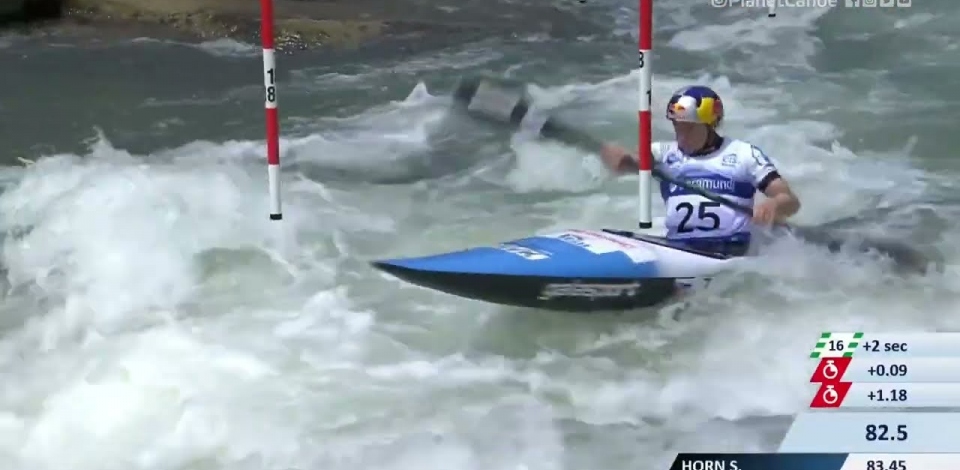 Zuzana Pankova Slovakia Semi-Final / 2023 ICF Canoe-Kayak Slalom World Cup Augsburg Germany