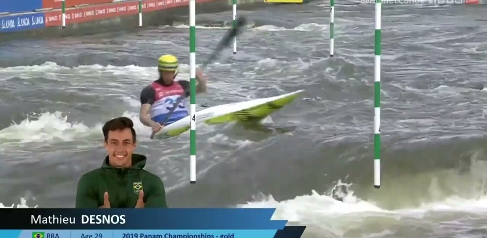 Mathieu Desnos Brazil Semi-final / 2023 ICF Canoe-Kayak Slalom World Cup Prague Czech Republic