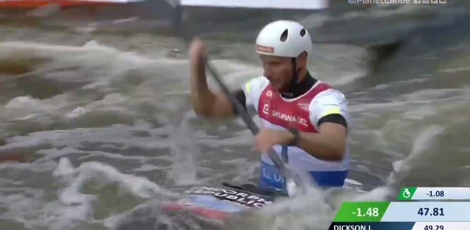 Vit Prindis CZE Semi-final / 2023 ICF Canoe-Kayak Slalom World Cup Prague Czech Republic