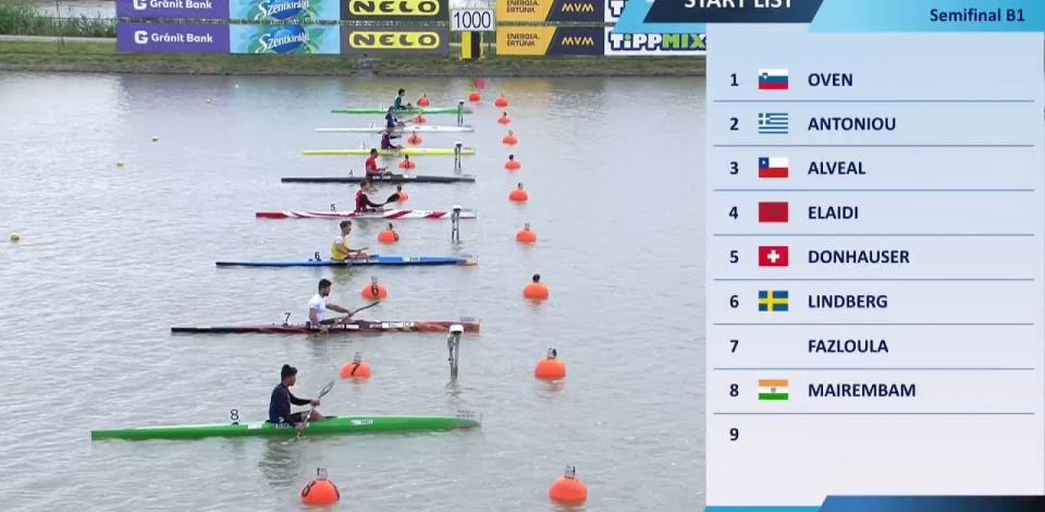 K1 Mens 1000m Semi Final B1 / 2024 Canoe-Kayak Sprint European Paris Olympic Qualifier Szeged