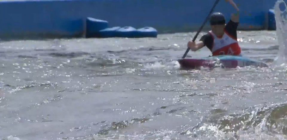Veronika Vojtova, CZE, Kayak Slalom, Semifinals / 2024 ICF Canoe Slalom World Cup Krakow Poland