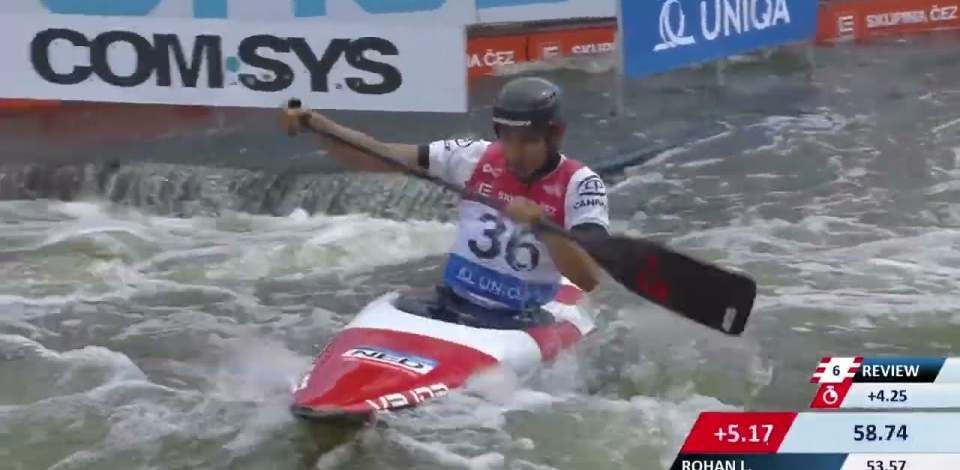 Joris Otten Netherlands Semi-Final / 2023 ICF Canoe-Kayak Slalom World Cup Prague Czech Republic