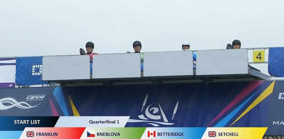 Women's Kayak Cross Quarterfinal 1 / 2024 ICF Canoe Slalom World Cup Krakow Poland