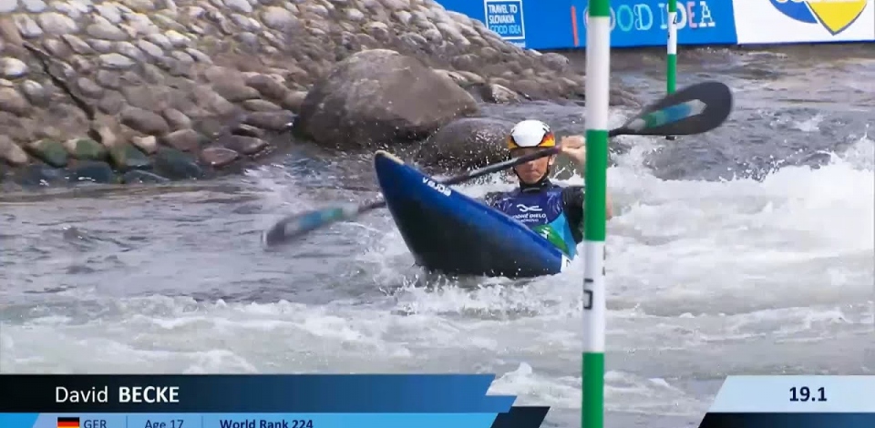 David Becke, Germany / U23 Semi-Final 2024 ICF Canoe-Kayak Slalom Junior & U23 World Championships
