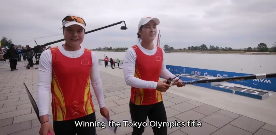 C2 women China Canoe Sprint / Paris 2024 Olympics preparation