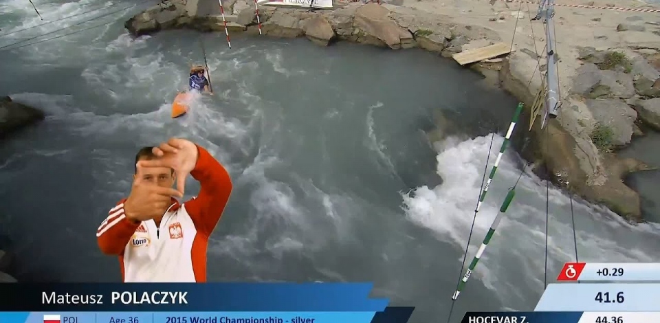 Mateusz Polacsyk / Kayak Semi-Final / 2024 ICF Canoe Slalom World Cup Ivrea Italy