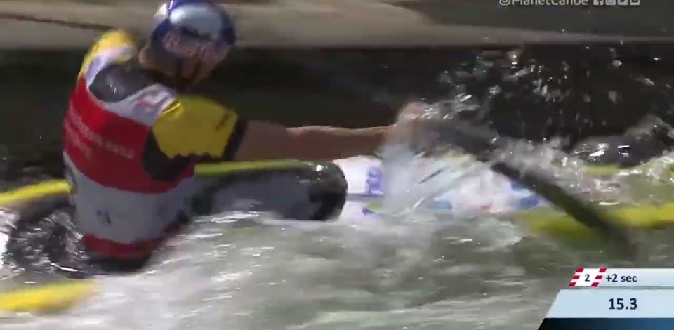 Peter Kauzer Slovenia Semi-Final / 2023 ICF Canoe-Kayak Slalom World Cup Augsb