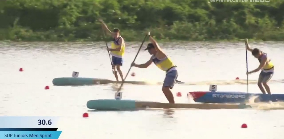 SUP Junior Men's Sprint Quarter Final 6 / 2023 ICF Stand Up Paddling World Championships Pattaya
