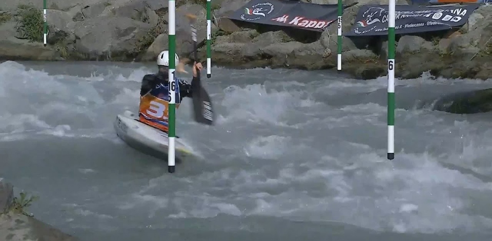 Doriane Delassus, France - Women's Canoe Semi-Final / 2024 ICF Canoe Slalom World Cup Ivrea Italy