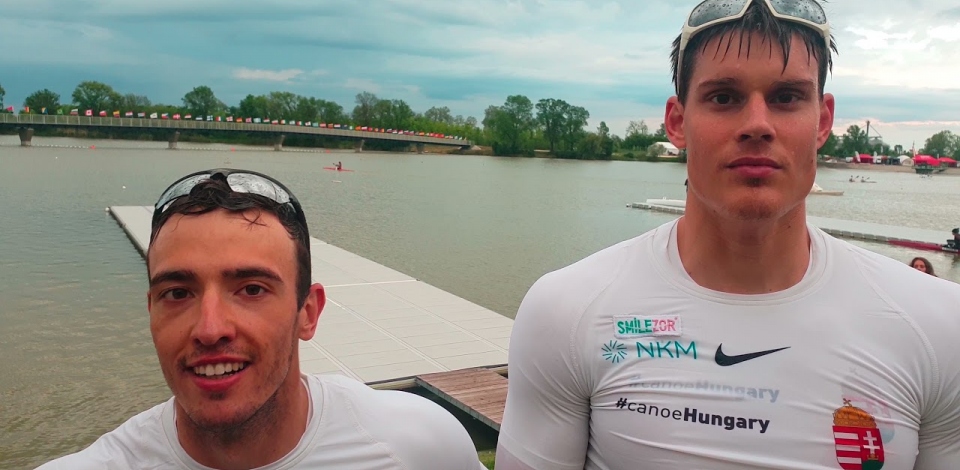 Kornel BEKE & Adam VARGA Hungary / 2021 Canoe Sprint European Tokyo 2020 Olympic Qualifier Szeged