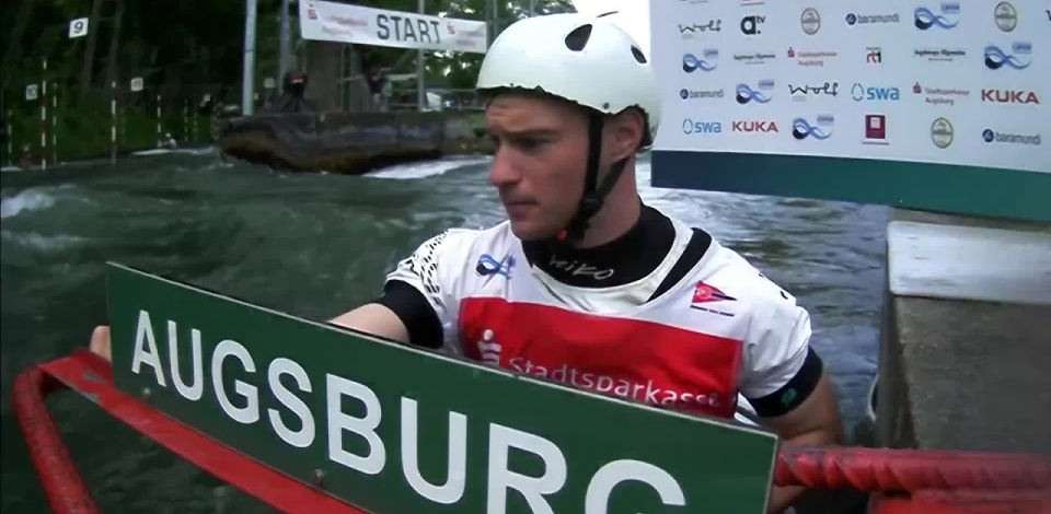 Noel Hendrick Ireland Semi-Final / 2023 ICF Canoe-Kayak Slalom World Cup Augsburg Germany